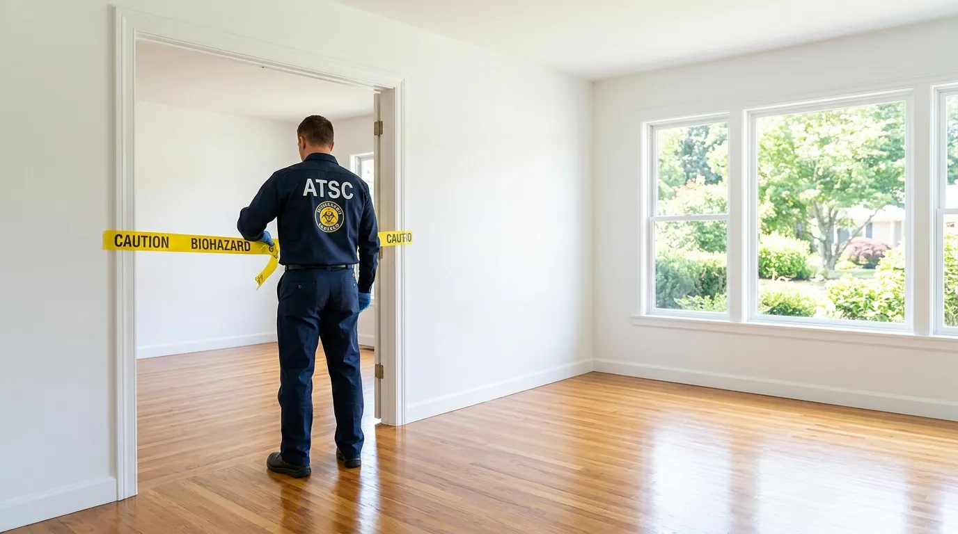 Certified biohazard cleanup crew performing Crime Scene Cleanup in Benicia