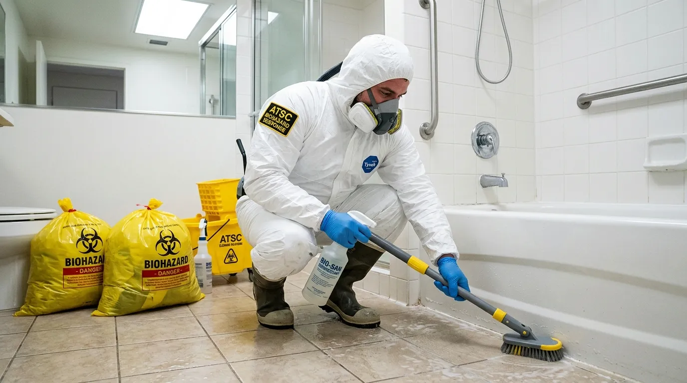 Decontamination equipment deployed for Blood Cleanup in Benicia